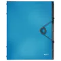Leitz Trennbuch Solid 6 pestañas, carpeta con solapa, A4, polipropileno (PP), azul, 200 hojas, 80 g/m²