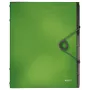 Leitz Registerbuch Solid 6 pestañas, carpeta con solapa, A4, polipropileno (PP), verde, 200 hojas, 80 g/m²