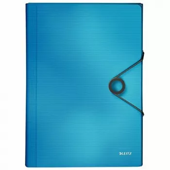 Leitz carpeta de proyecto Solid PP, A4, polipropileno (PP), azul, 250 hojas, 80 g/m², cierre elástico