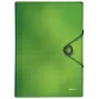 Leitz carpeta de proyecto Solid PP, A4, polipropileno (PP), verde, 250 hojas, 80 g/m², cierre elástico