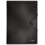 Leitz carpeta de proyecto Solid PP, A4, polipropileno (PP), negro, 250 hojas, 80 g/m², cierre elástico