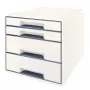 Leitz cajonera WOW Cube 4 cajones, 4 cajones, plástico, blanco, 1 ud., 287 mm, 270 mm