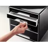 Leitz Desk Cube 4 cajones, 4 cajones, plástico, negro, 1 ud., 270 mm, 287 mm