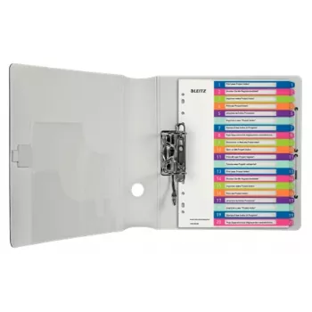 Esselte 1245-00-00 índice numérico de polipropileno (PP) multicolor
