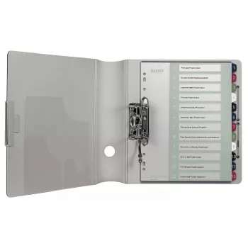 Leitz índice PC imprimible 1-12 Style PP A4+, índice numérico, polipropileno (PP), multicolor, vertical, A4 Maxi, 245 mm