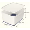 Esselte 5216-10-01 caja de almacenamiento rectangular acrilonitrilo butadieno estireno (ABS) gris, blanco