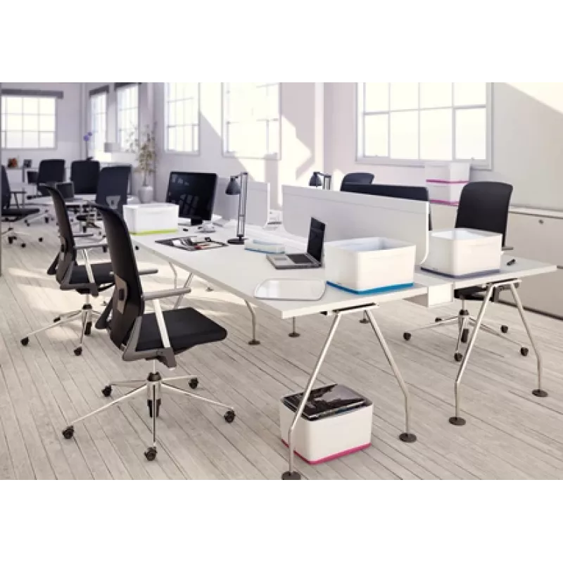 Esselte 5216-10-01 caja de almacenamiento rectangular acrilonitrilo butadieno estireno (ABS) gris, blanco