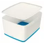 Esselte 5216-10-36 caja de almacenamiento rectangular acrilonitrilo butadieno estireno (ABS) azul, blanco