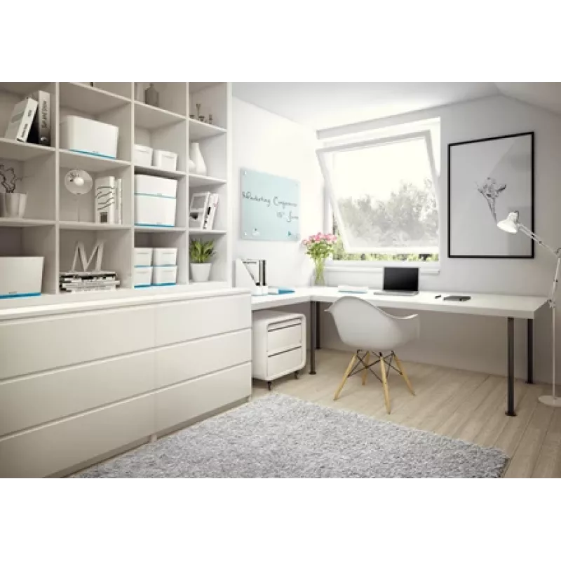 Esselte 5216-10-36 caja de almacenamiento rectangular acrilonitrilo butadieno estireno (ABS) azul, blanco