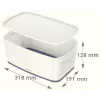 Esselte 5229-10-01 bandeja de almacenamiento rectangular acrilonitrilo butadieno estireno (ABS) gris, blanco