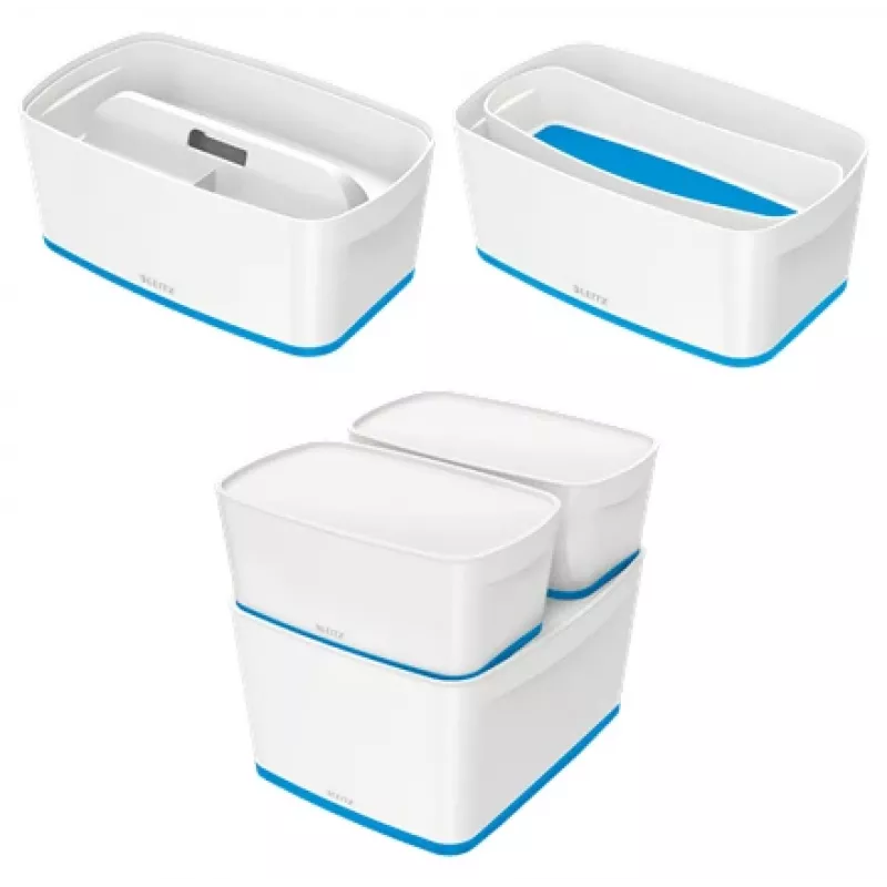 Esselte 5229-10-36 bandeja de almacenamiento rectangular acrilonitrilo butadieno estireno (ABS) azul, blanco