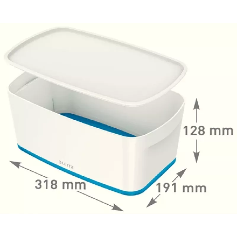 Esselte 5229-10-36 bandeja de almacenamiento rectangular acrilonitrilo butadieno estireno (ABS) azul, blanco