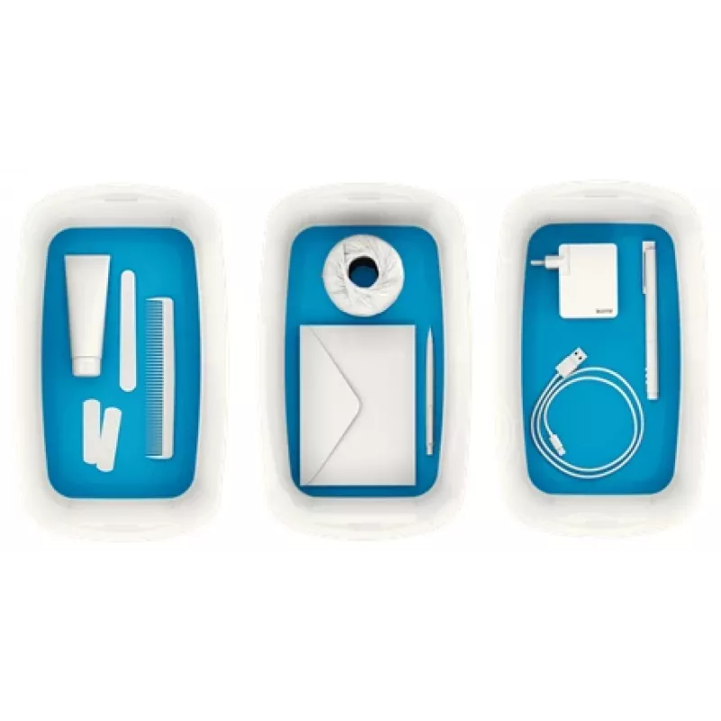Esselte 5229-10-36 bandeja de almacenamiento rectangular acrilonitrilo butadieno estireno (ABS) azul, blanco