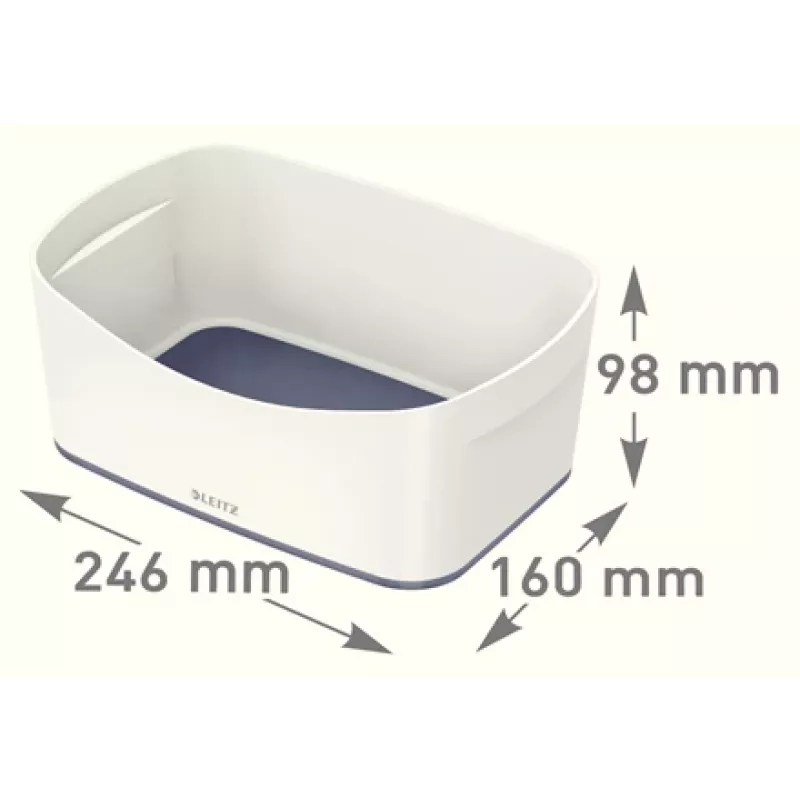 Esselte 5257-10-01 bandeja de almacenamiento rectangular acrilonitrilo butadieno estireno (ABS) gris, blanco