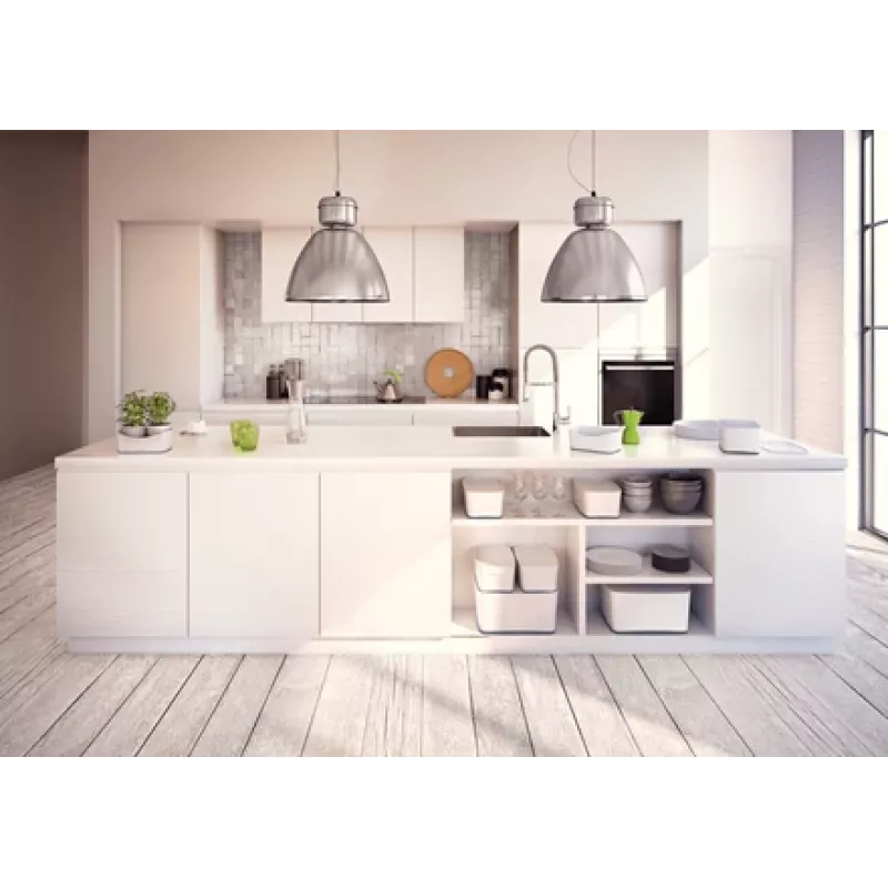 Esselte 5257-10-01 bandeja de almacenamiento rectangular acrilonitrilo butadieno estireno (ABS) gris, blanco