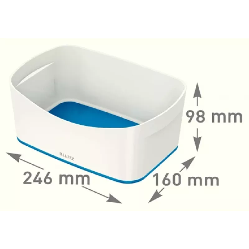 Esselte 5257-10-36 bandeja de almacenamiento rectangular acrilonitrilo butadieno estireno (ABS) azul, blanco