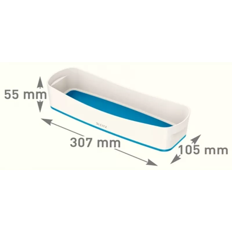 Esselte 5258-10-36 bandeja de almacenamiento rectangular acrilonitrilo butadieno estireno (ABS) azul, blanco