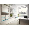 Esselte 5258-10-36 bandeja de almacenamiento rectangular acrilonitrilo butadieno estireno (ABS) azul, blanco