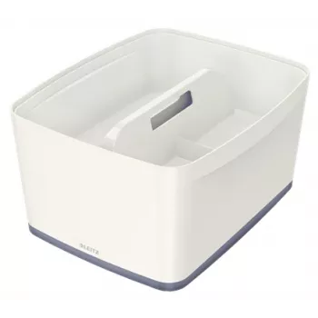 Leitz MyBox bandeja organizadora con asa grande, almacenamiento, blanco, plástico, 307 mm, 375 mm, 101 mm, 740 g