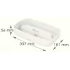 Esselte 5323-00-01 bandeja de almacenamiento rectangular acrilonitrilo butadieno estireno (ABS) blanco