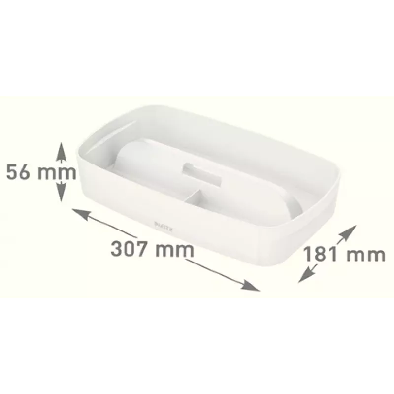 Esselte 5323-00-01 bandeja de almacenamiento rectangular acrilonitrilo butadieno estireno (ABS) blanco