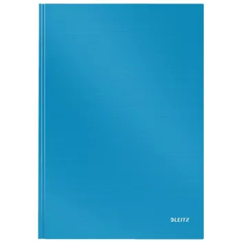 Leitz cuaderno Solid Hardcover A4 rayado 90 gramos 80 hojas, monocromático, azul, A4, 80 hojas, mate, 80 g/m²