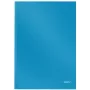 Leitz cuaderno Solid Hardcover A4 rayado 90 gramos 80 hojas, monocromático, azul, A4, 80 hojas, mate, 80 g/m²