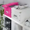 Leitz caja Click & Store WOW Cube Large caja de almacenamiento, fucsia, cartón, 320 mm, 360 mm, 310 mm