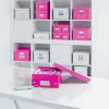 Leitz caja Click & Store WOW Cube Large caja de almacenamiento, fucsia, cartón, 320 mm, 360 mm, 310 mm