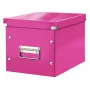 Leitz caja de almacenamiento Click & Store WOW Cube Medium, fucsia, cartón, 260 mm, 260 mm, 240 mm