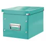 Leitz caja de almacenamiento Click & Store WOW Cube Medium, turquesa, cartón, 260 mm, 260 mm, 240 mm
