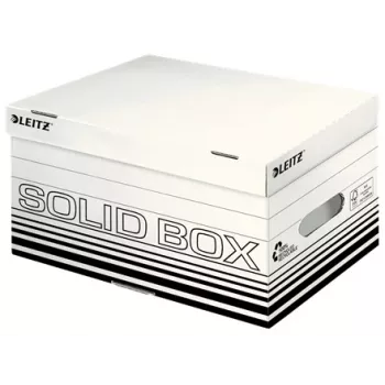 Leitz 61170001 Caja de almacenamiento de cartón negro, blanco
