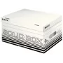 Leitz 61170001 Caja de almacenamiento de cartón negro, blanco