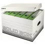 Leitz Solid Caja de almacenamiento para documentos negro, blanco