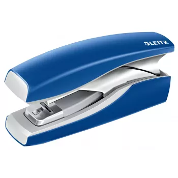 Leitz Grapadora Softpress clinch plano 30 hojas, 30 hojas, azul, clinch plano, grapas Leitz Softpress, plástico, 80 g/m²