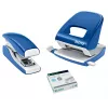 Leitz Grapadora Softpress clinch plano 30 hojas, 30 hojas, azul, clinch plano, grapas Leitz Softpress, plástico, 80 g/m²
