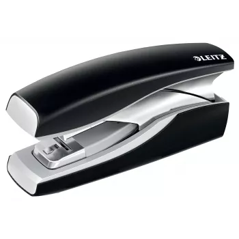 Leitz Grapadora Softpress clinch plano 30 hojas, 30 hojas, negro, clinch plano, grapas Leitz Softpress, plástico, 80 g/m²