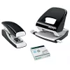 Leitz Grapadora Softpress clinch plano 30 hojas, 30 hojas, negro, clinch plano, grapas Leitz Softpress, plástico, 80 g/m²