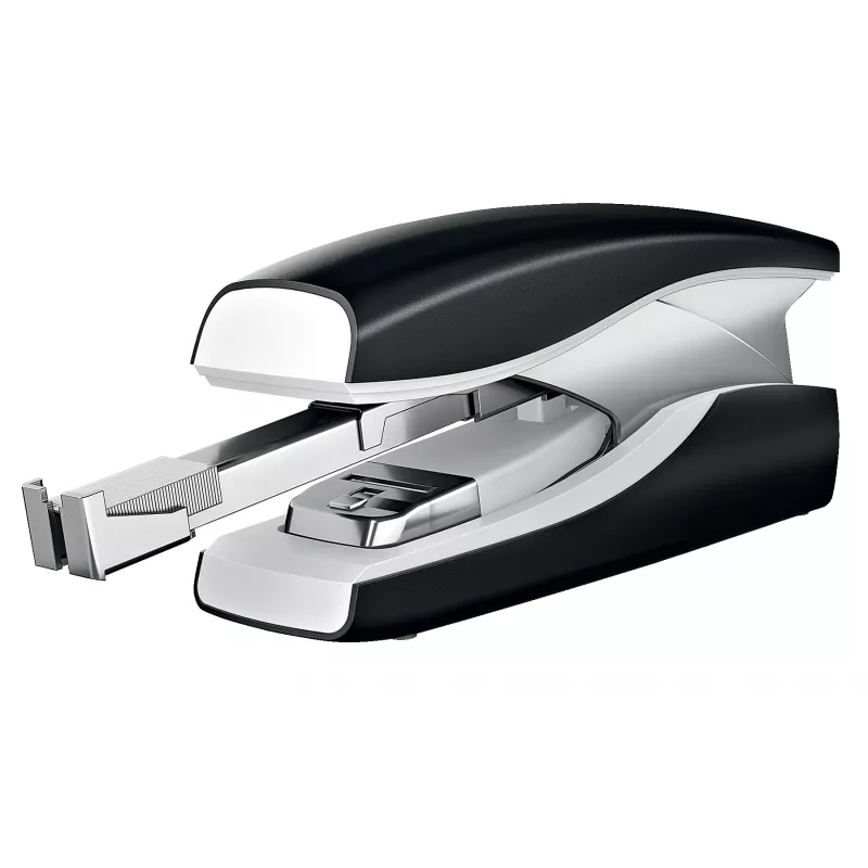 Leitz Grapadora Softpress clinch plano 30 hojas, 30 hojas, negro, clinch plano, grapas Leitz Softpress, plástico, 80 g/m²