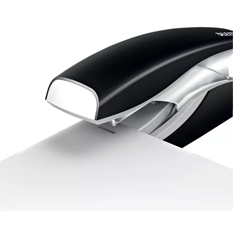 Leitz Grapadora Softpress clinch plano 30 hojas, 30 hojas, negro, clinch plano, grapas Leitz Softpress, plástico, 80 g/m²