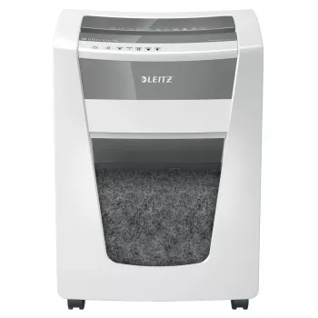 Leitz IQ Office Pro Destructora de documentos P4, corte cruzado, 23 cm, 4 x 40 mm, 30 L, 275 hojas, 55 dB