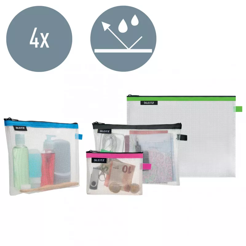 Leitz Travel Pouch Neceser cosmético resistente al agua WOW surtido