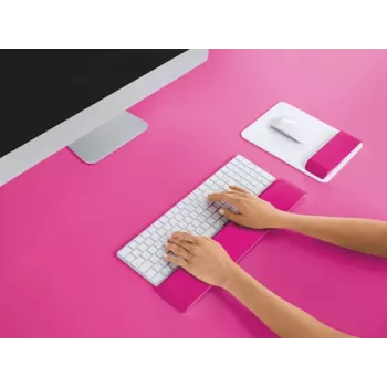 Leitz Ergo WOW Reposamuñecas rosa