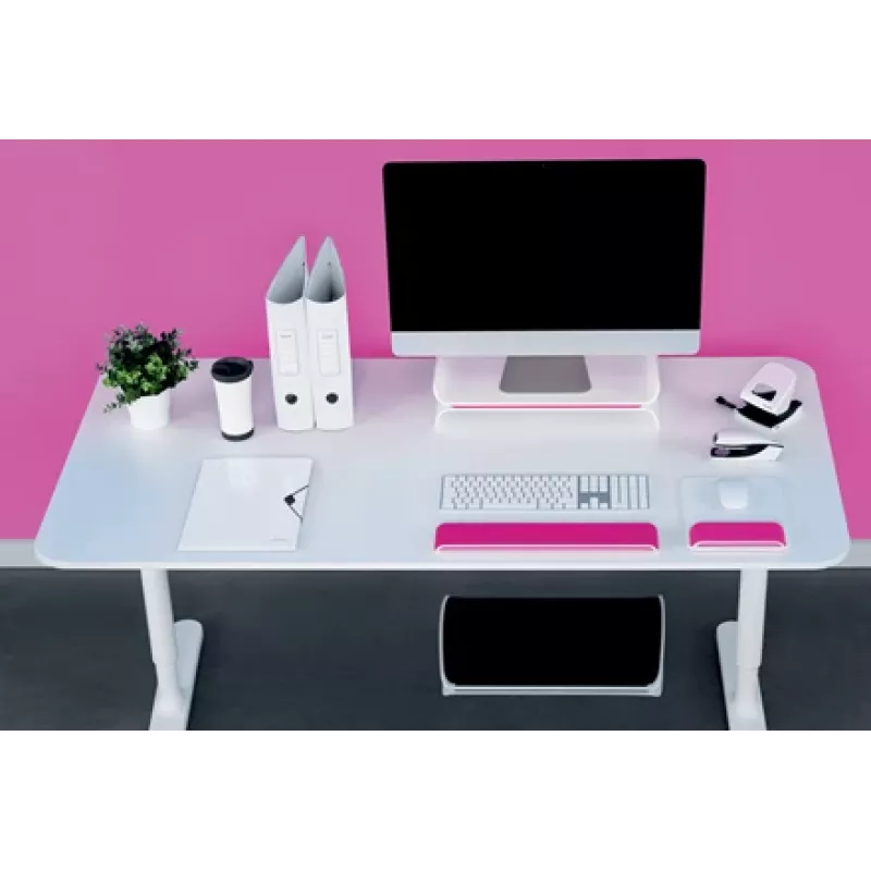 Leitz Ergo WOW Reposamuñecas rosa