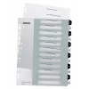 Leitz Índices Printable PP A4+ 1-12 WOW blanco/negro, separador numérico, polipropileno (PP), negro, blanco, A4 Maxi, 245 mm, 305 mm