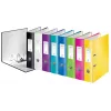 Leitz Archivo de palanca 180° WOW POB/laminado A4/80mm, A4, cartón, negro, 600 hojas, 80 g/m², 8 cm