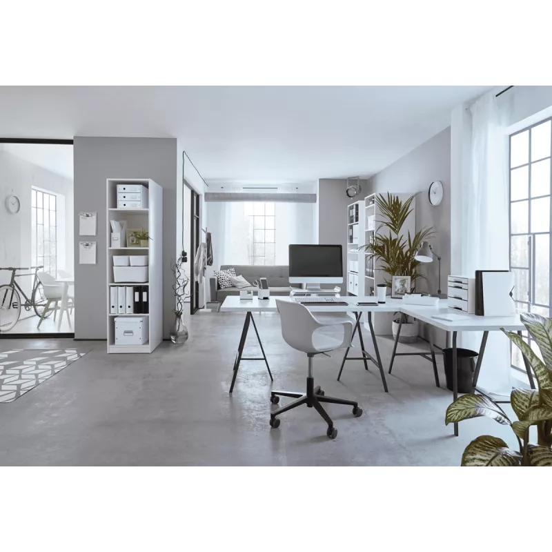 Leitz Archivo de palanca 180° WOW POB/laminado A4/80mm, A4, cartón, negro, 600 hojas, 80 g/m², 8 cm
