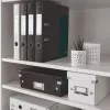 Leitz Archivo de palanca 180° WOW POB/laminado A4/50 mm, A4, mecanismo Q, almacenamiento, cartón, negro, 350 hojas
