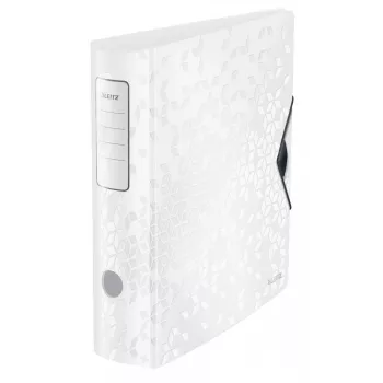 Leitz Archivo Active PP WOW A4/80mm, A4, anilla D, almacenamiento, polyfoam, blanco, 500 hojas