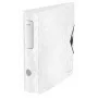 Leitz Archivo Active PP WOW A4/80mm, A4, anilla D, almacenamiento, polyfoam, blanco, 500 hojas